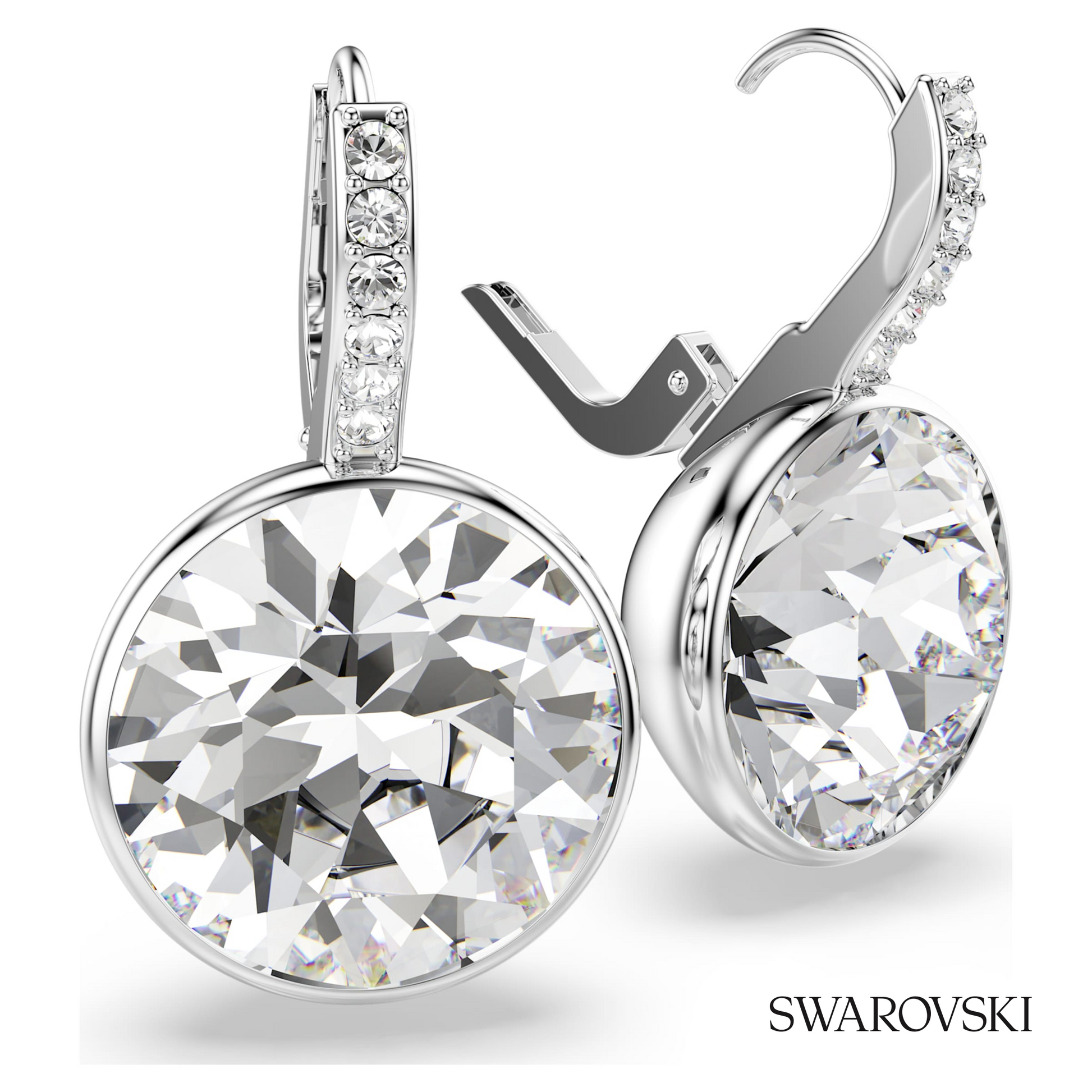 Swarovski Millenia drop earrings, Round cut, White – item 5731149 image 3