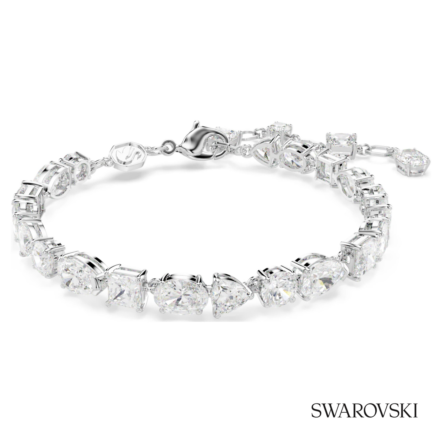 Swarovski Mesmera bracelet, Mixed cuts, White, Rhodium – item 5731959 image 5
