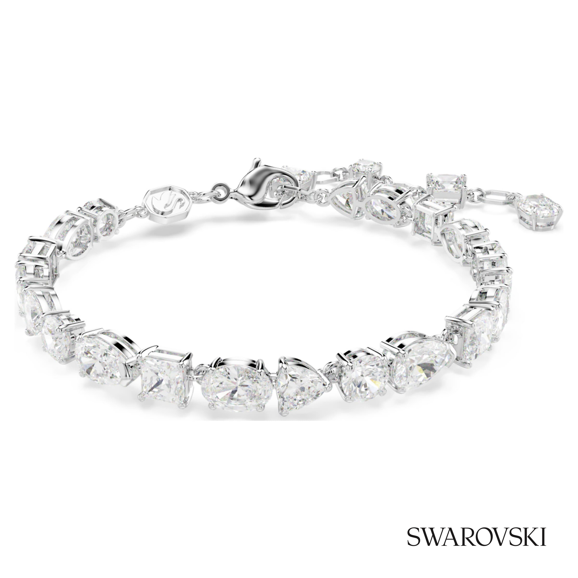 Swarovski Mesmera bracelet, Mixed cuts, White, Rhodium – item 5731959 image 5