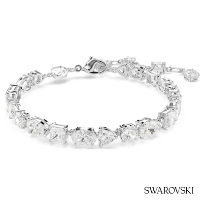 Swarovski Mesmera bracelet, Mixed cuts, White, Rhodium – item 5731959
