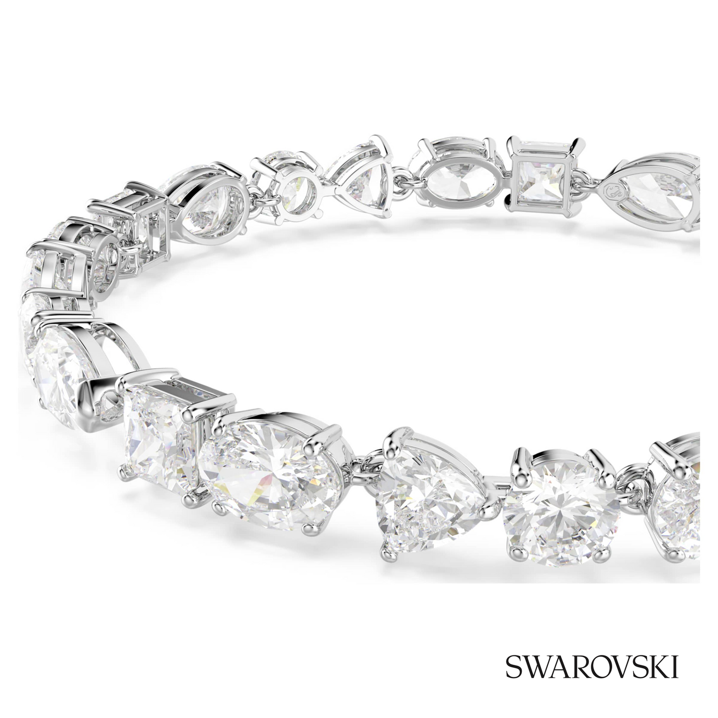 Swarovski Mesmera bracelet, Mixed cuts, White, Rhodium – item 5731959 image 2