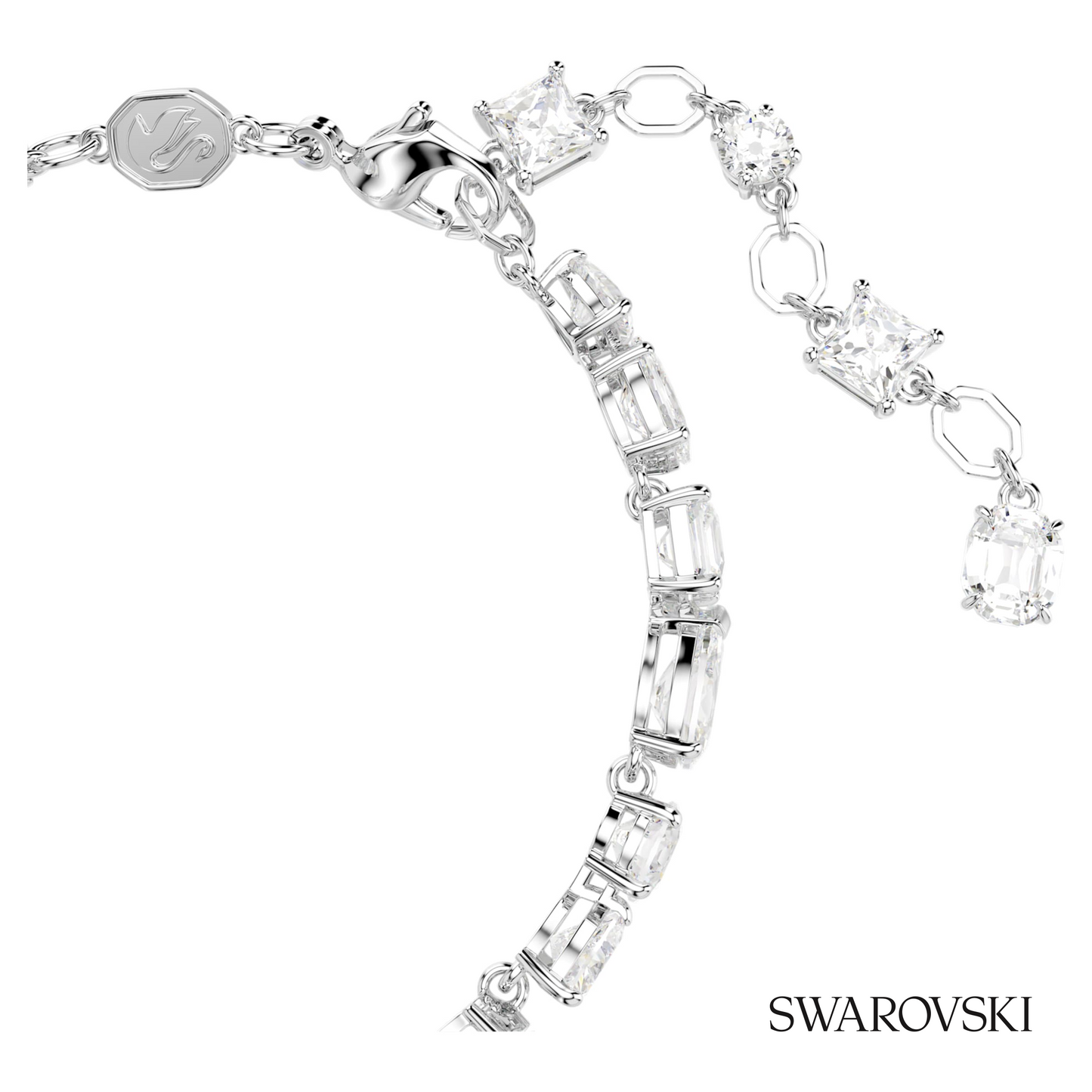 Swarovski Mesmera bracelet, Mixed cuts, White, Rhodium – item 5731959 image 3