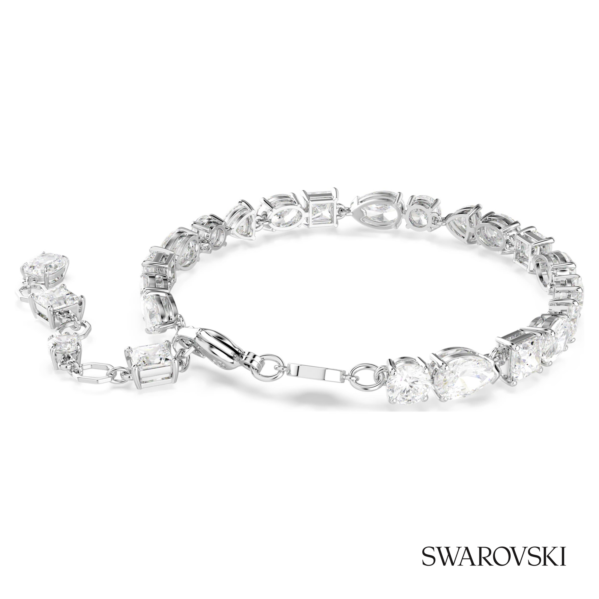 Swarovski Mesmera bracelet, Mixed cuts, White, Rhodium – item 5731959 image 4