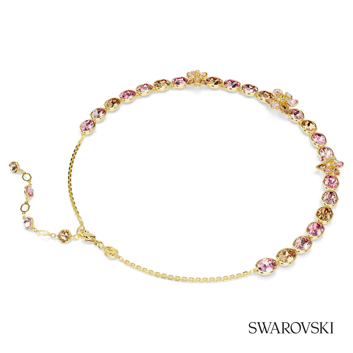 Swarovski Idyllia necklace, Mixed cuts, Flower – item 5732385 image 4