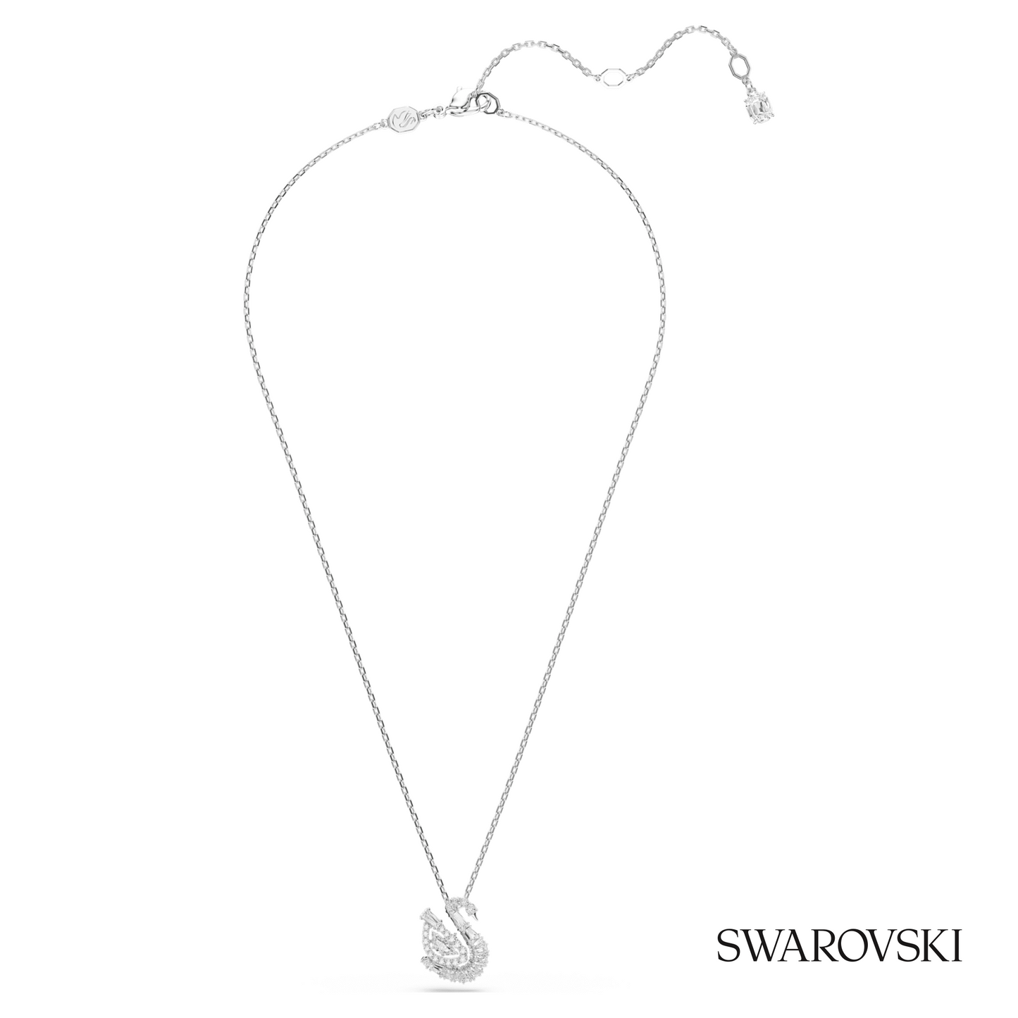 Swarovski Swan pendant, Mixed cuts, Swan, White – item 5732412 image 2