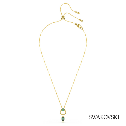 Swarovski Mesmera pendant, Mixed cuts, Green, 18K gold – item 5732484 image 2