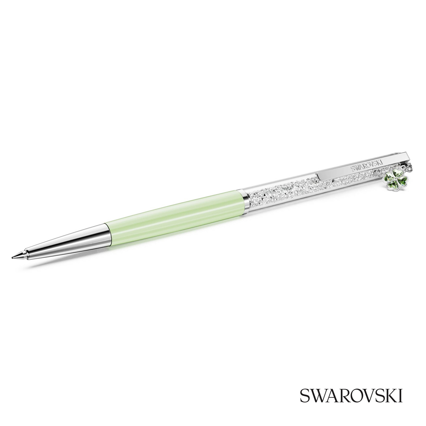 Swarovski Crystalline Ballpoint Pen, Clover, Crystals / Lacquered