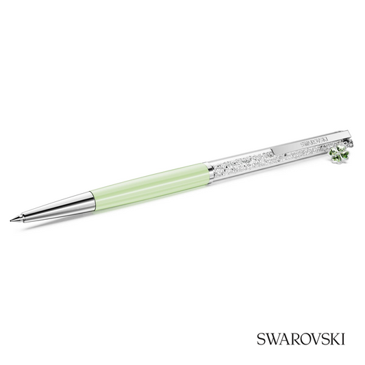 Swarovski Crystalline Ballpoint Pen, Clover, Crystals / Lacquered