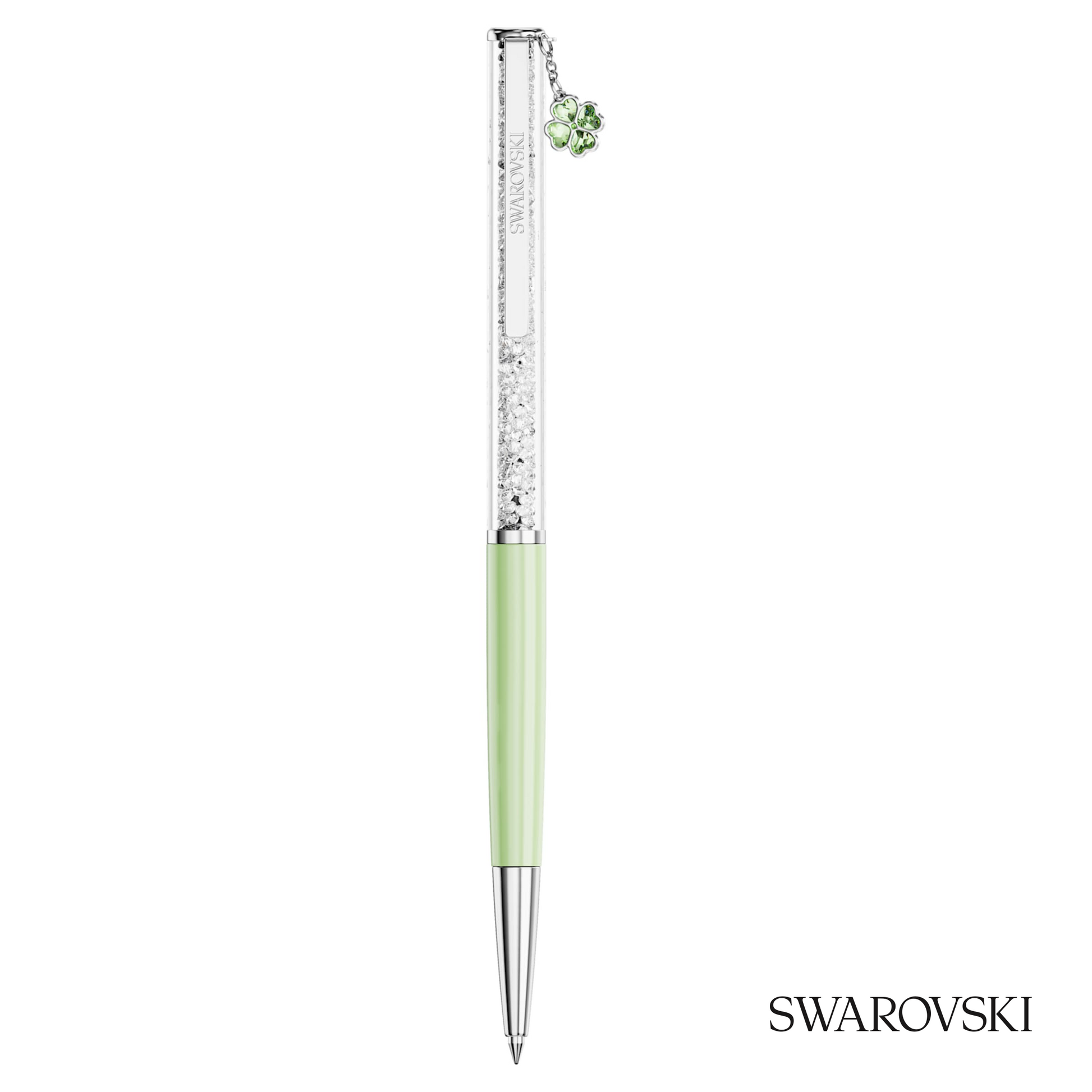 Swarovski Crystalline Ballpoint Pen, Clover, Crystals / Lacquered