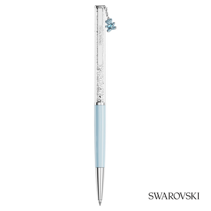 Swarovski Crystalline Ballpoint Pen, Teddy, Crystals / Chrome Plated / Lacquered
