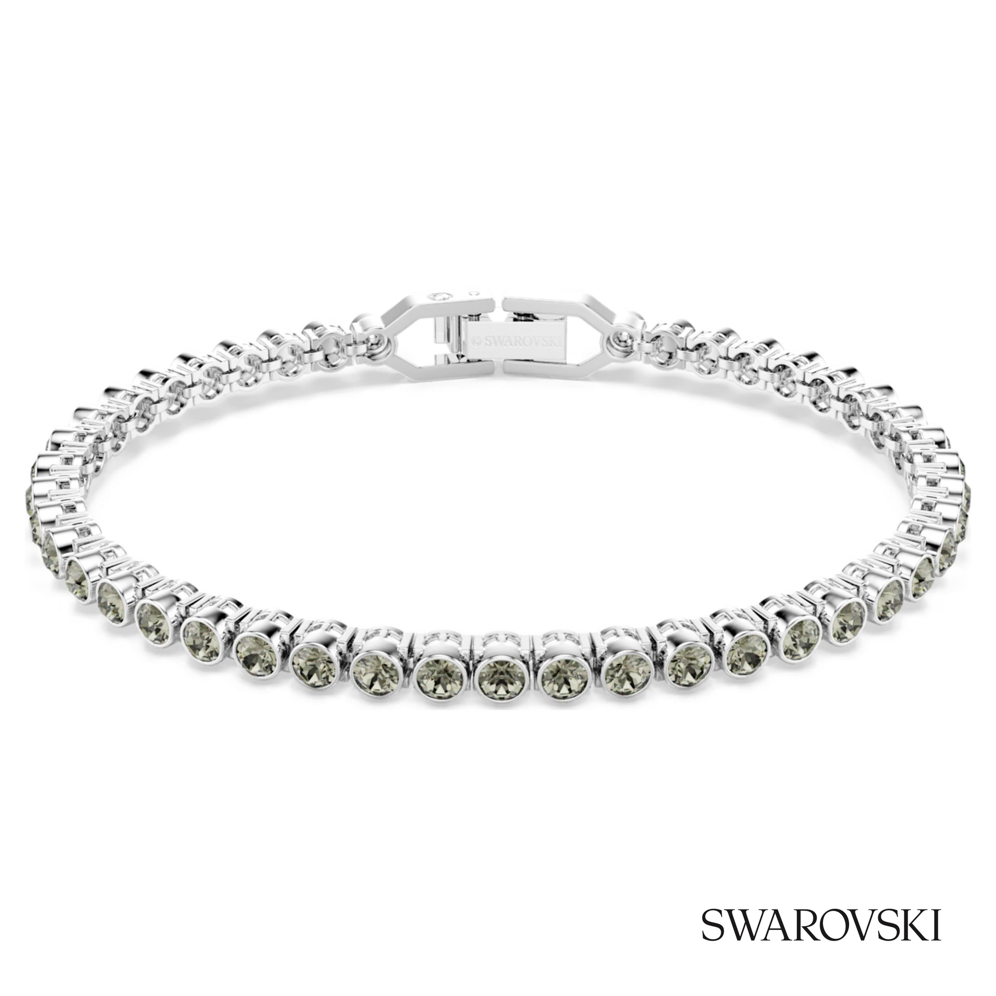 Swarovski Imber Emily Tennis bracelet, Round cut, Black – item 5734238 image 5