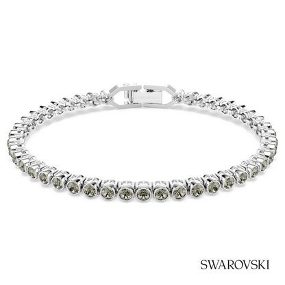 Swarovski Imber Emily Tennis bracelet, Round cut, Black – item 5734238