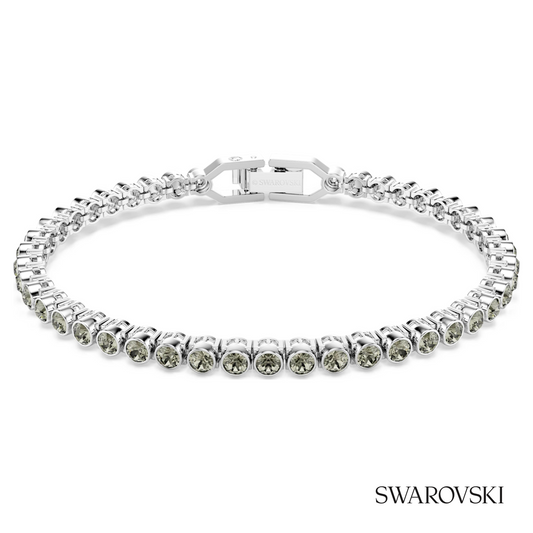 Swarovski Imber Emily Tennis bracelet, Round cut, Black – item 5734238