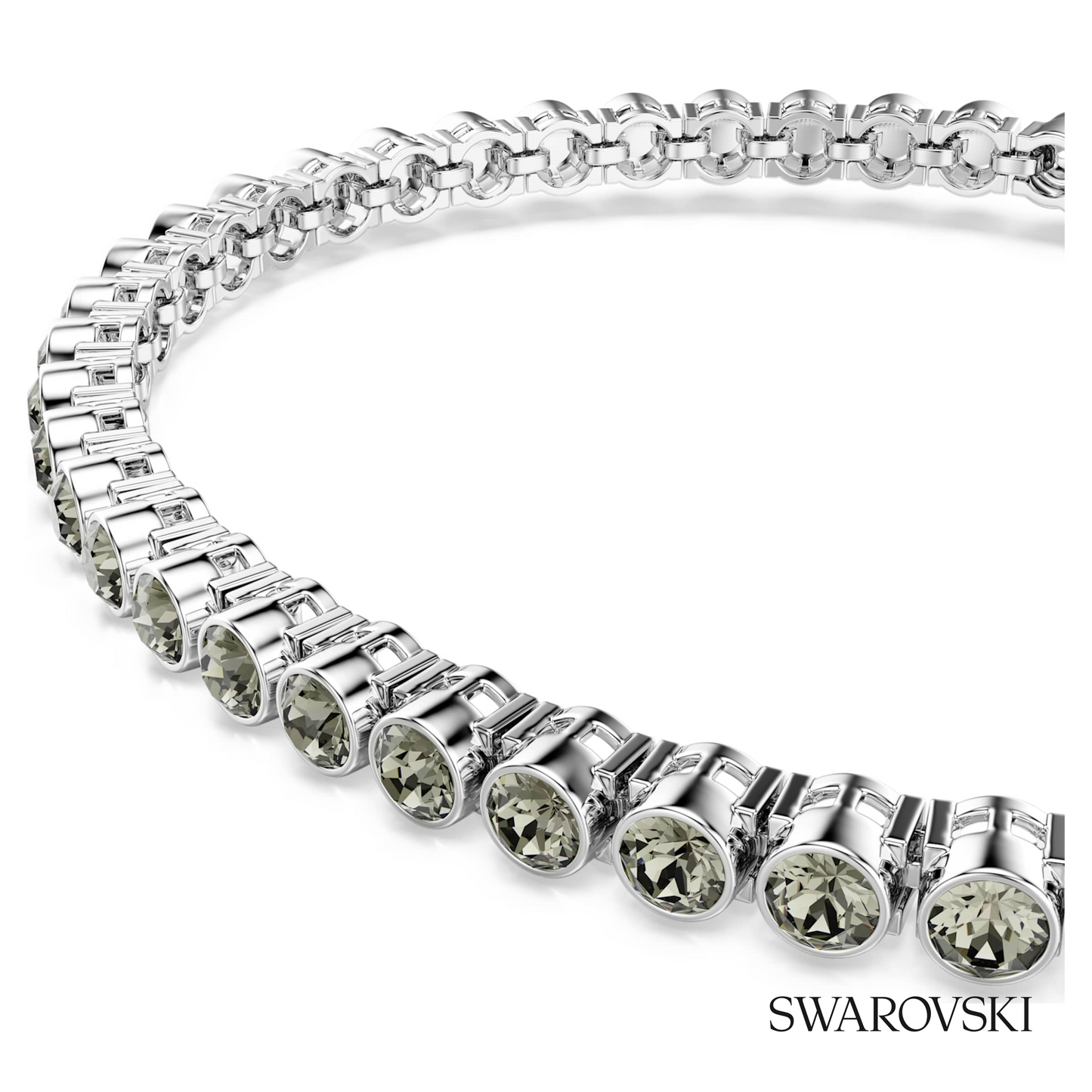 Swarovski Imber Emily Tennis bracelet, Round cut, Black – item 5734238 image 2