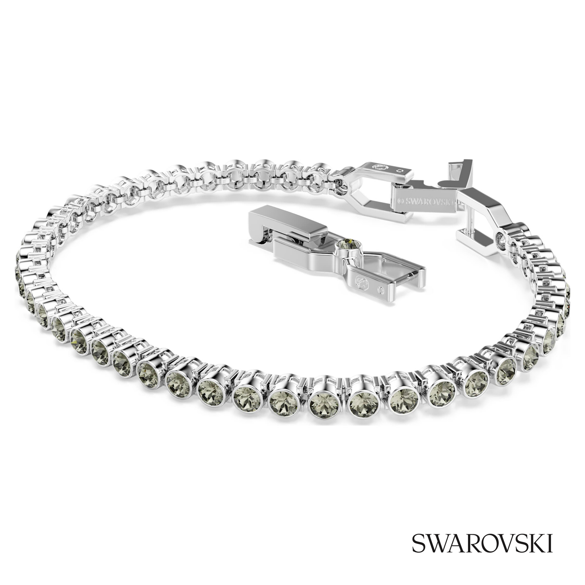 Swarovski Imber Emily Tennis bracelet, Round cut, Black – item 5734238 image 4