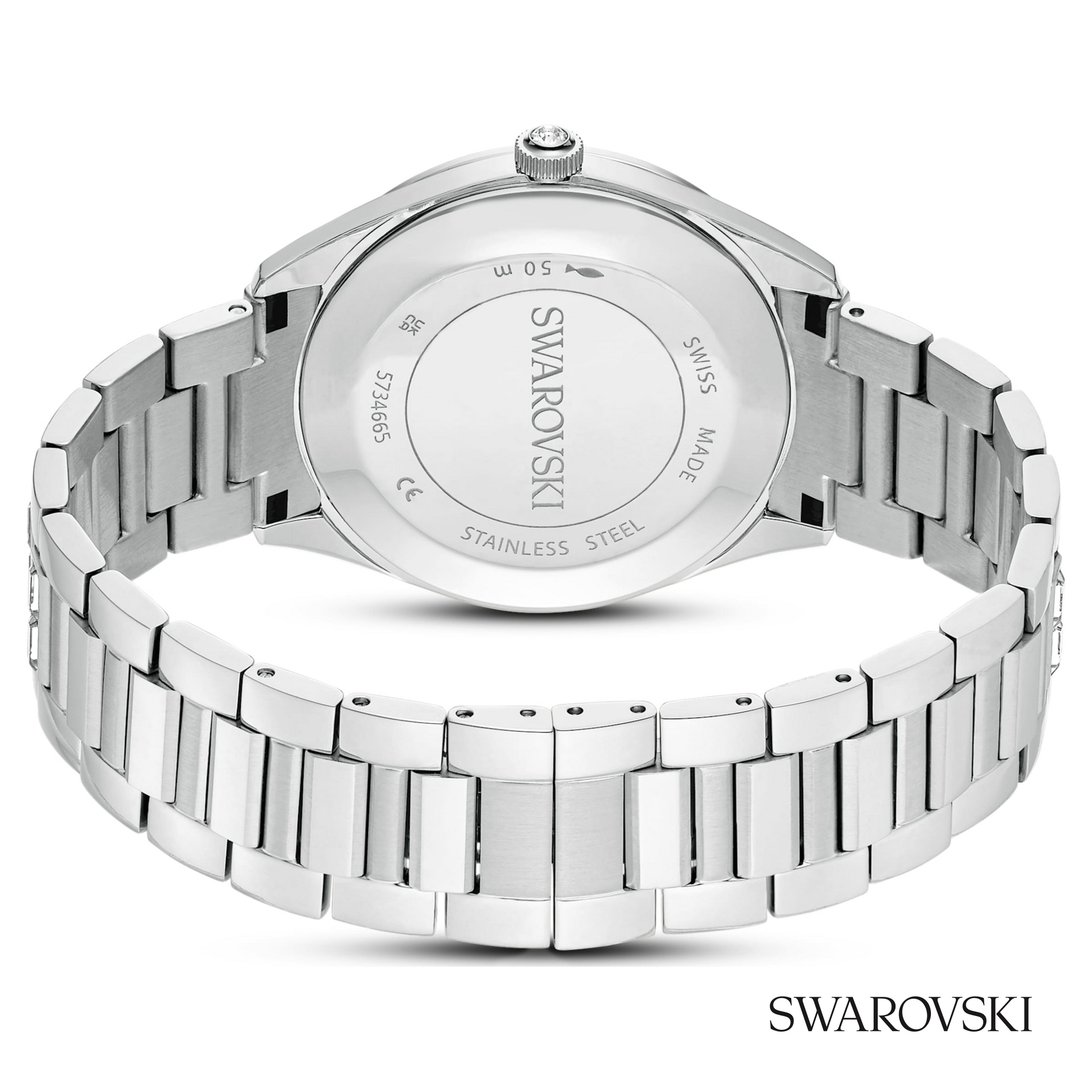 Matrix date watch, Swiss Made, Metal bracelet