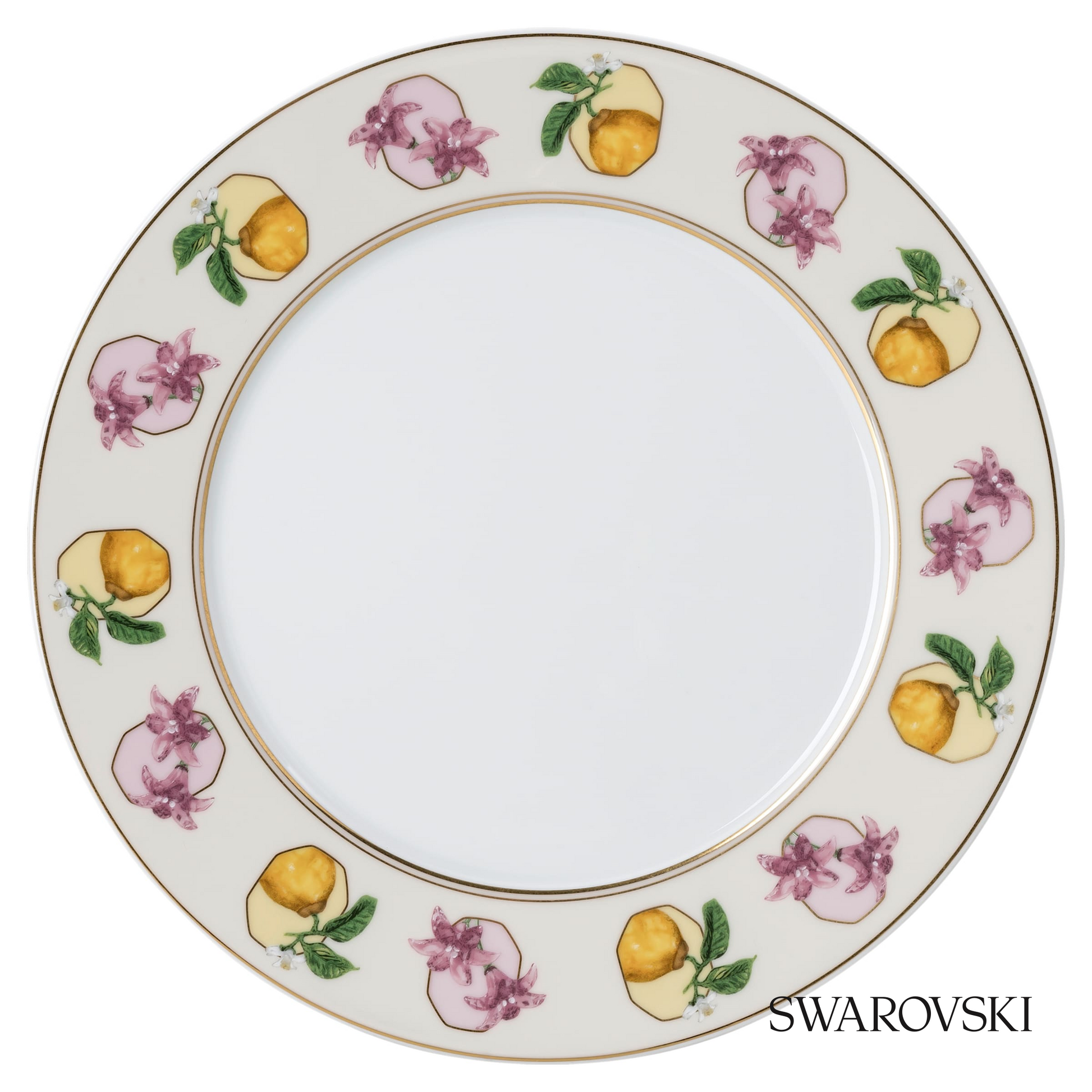 Swarovski Idyllia dessert plate, Crystal print – item 5735518