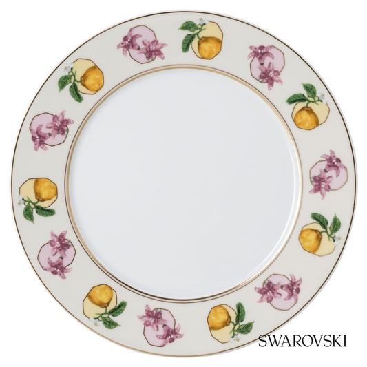 Swarovski Idyllia dessert plate, Crystal print – item 5735518