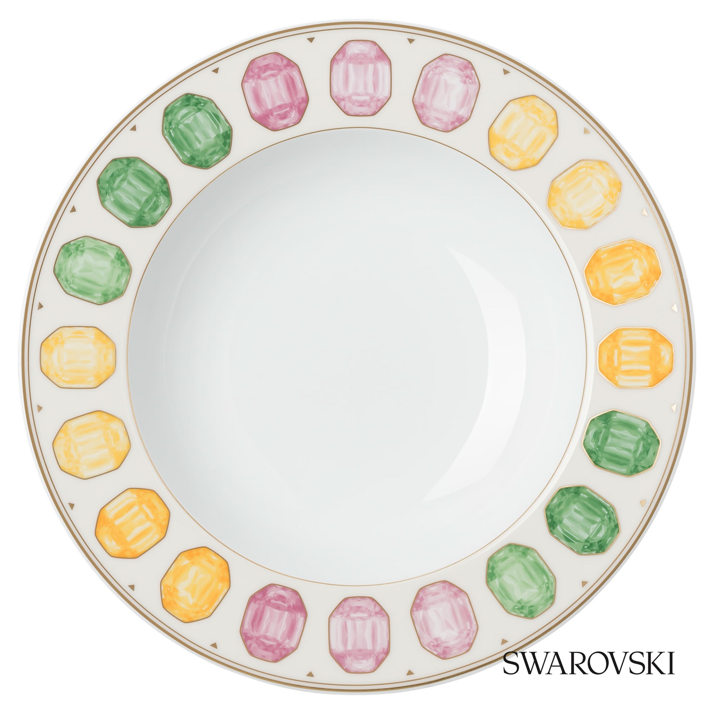 Swarovski Idyllia soup plate, Crystal print – item 5735519