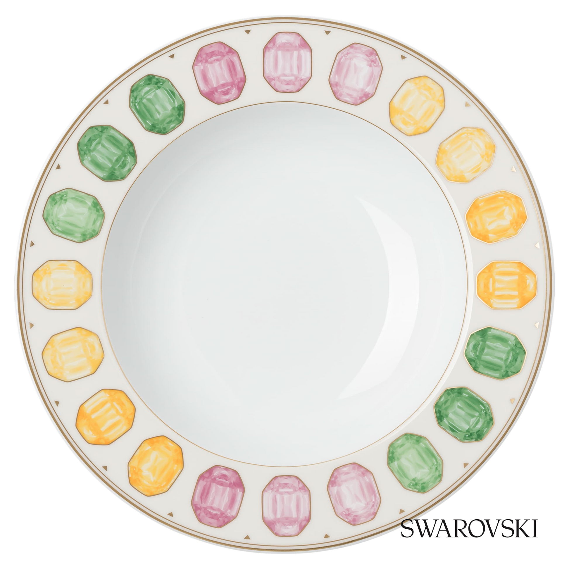 Swarovski Idyllia soup plate, Crystal print – item 5735519