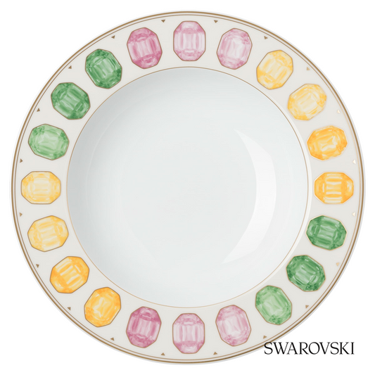 Swarovski Idyllia soup plate, Crystal print – item 5735519