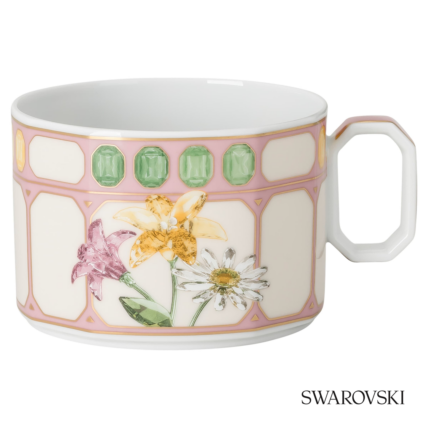 Swarovski Idyllia teacup with saucer, Crystal – item 5735524 image 4