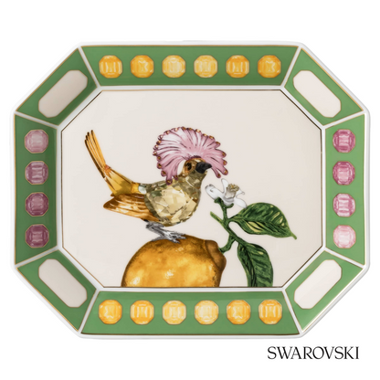 Swarovski Idyllia tray, Crystal print motif – item 5735531