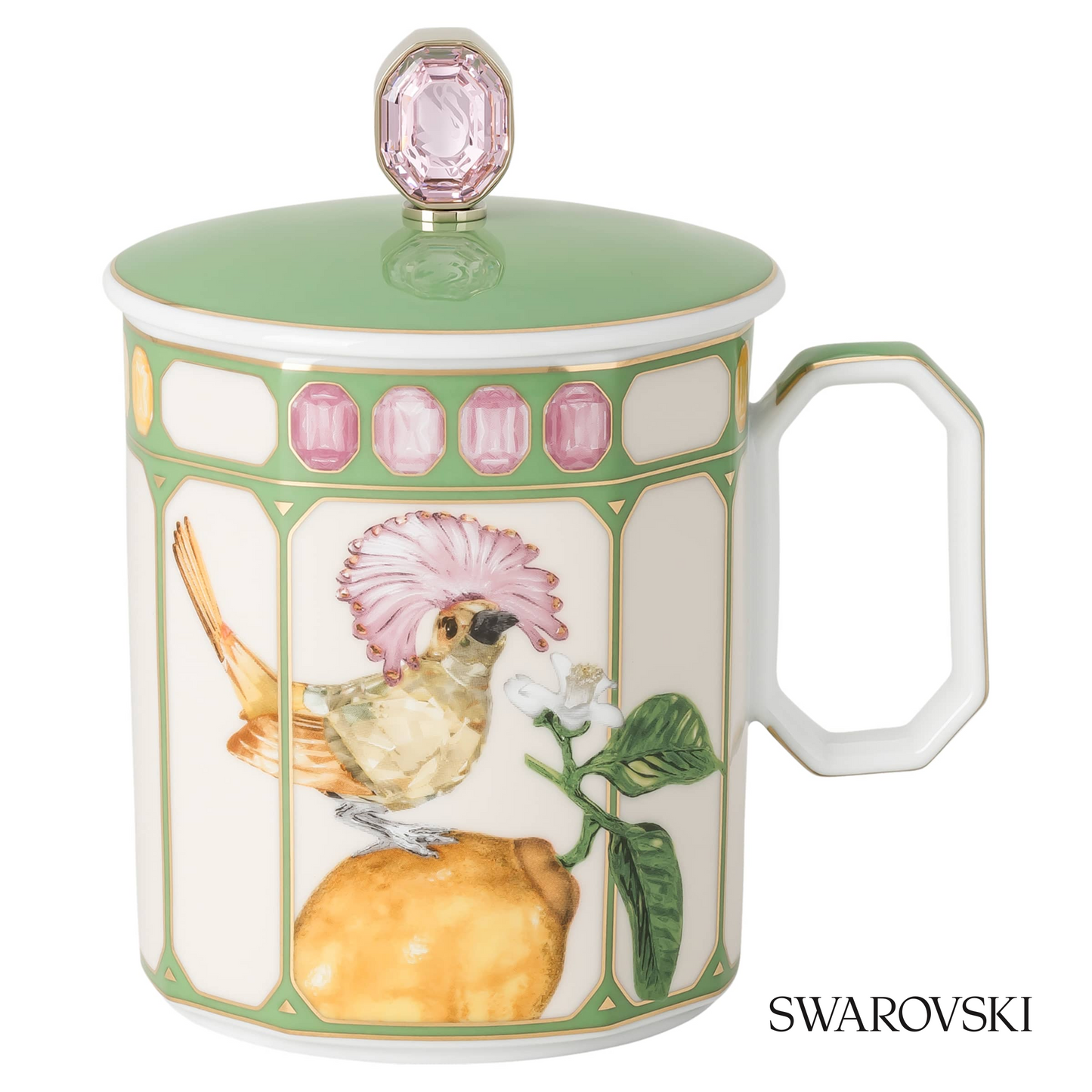 Swarovski Idyllia mug, Crystal print motif – item 5735534