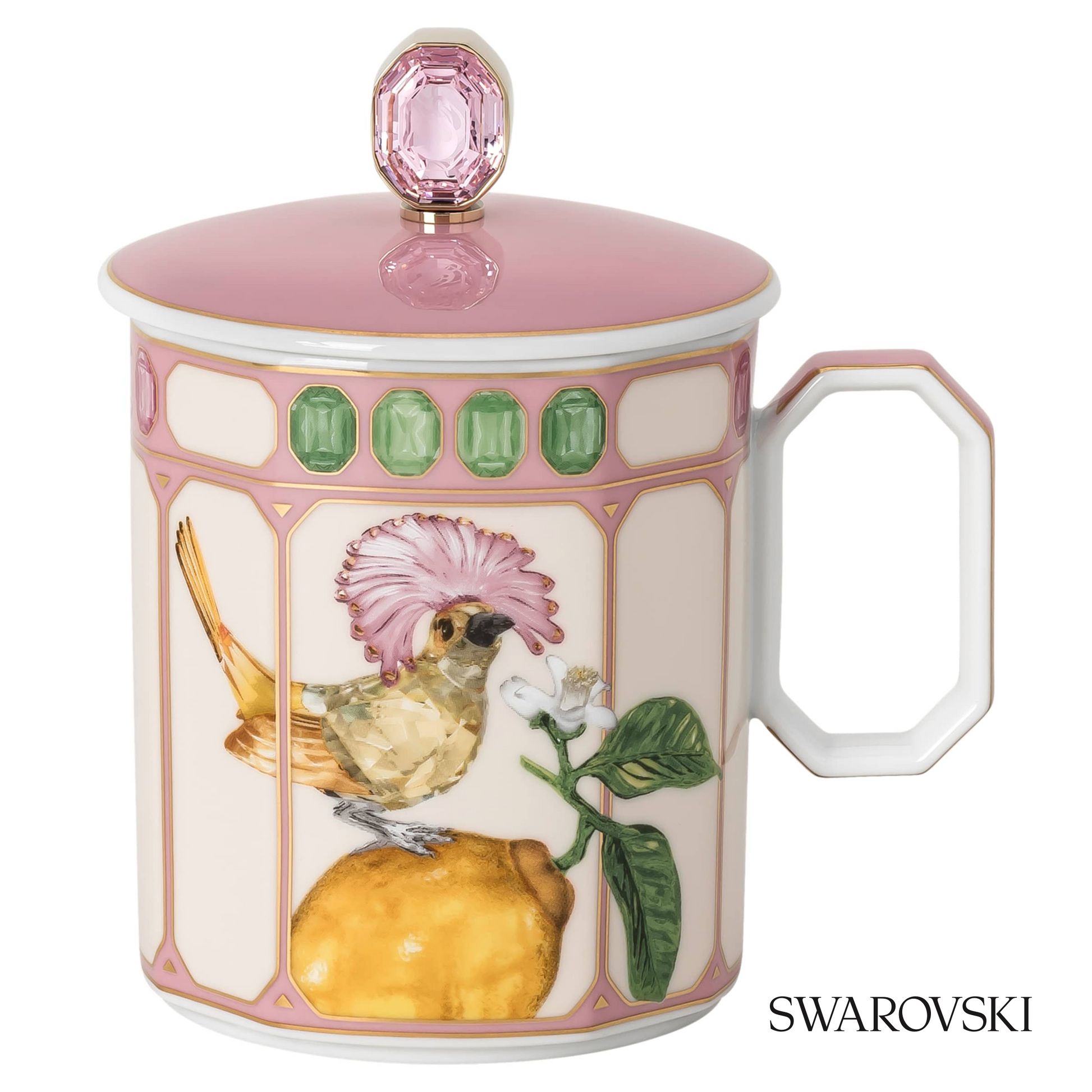 Swarovski Idyllia mug, Crystal print motif – item 5735535