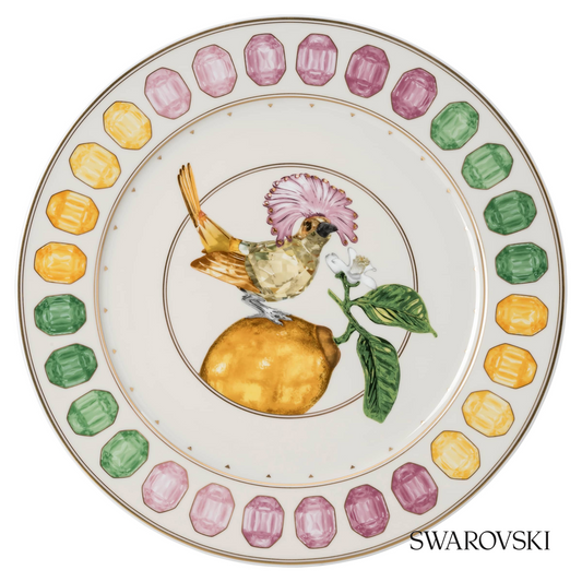 Swarovski Idyllia service plate, Crystal print – item 5735536