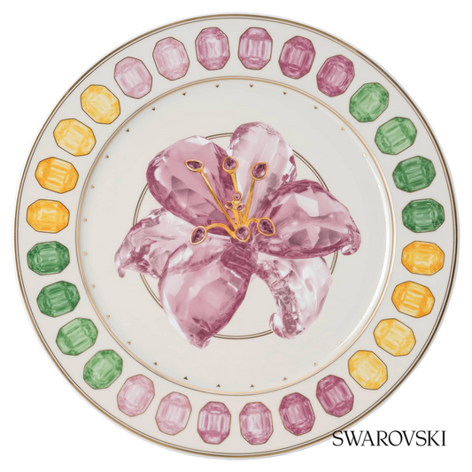 Swarovski Idyllia service plate, Crystal print – item 5735538