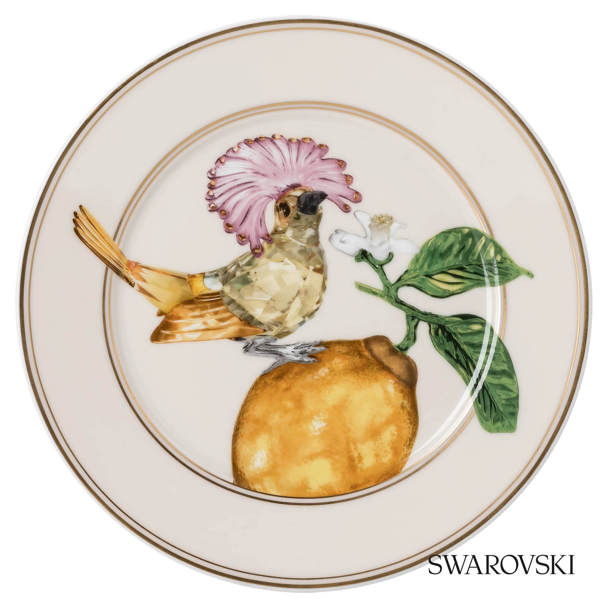 Swarovski Idyllia bread plate, Crystal print – item 5735562