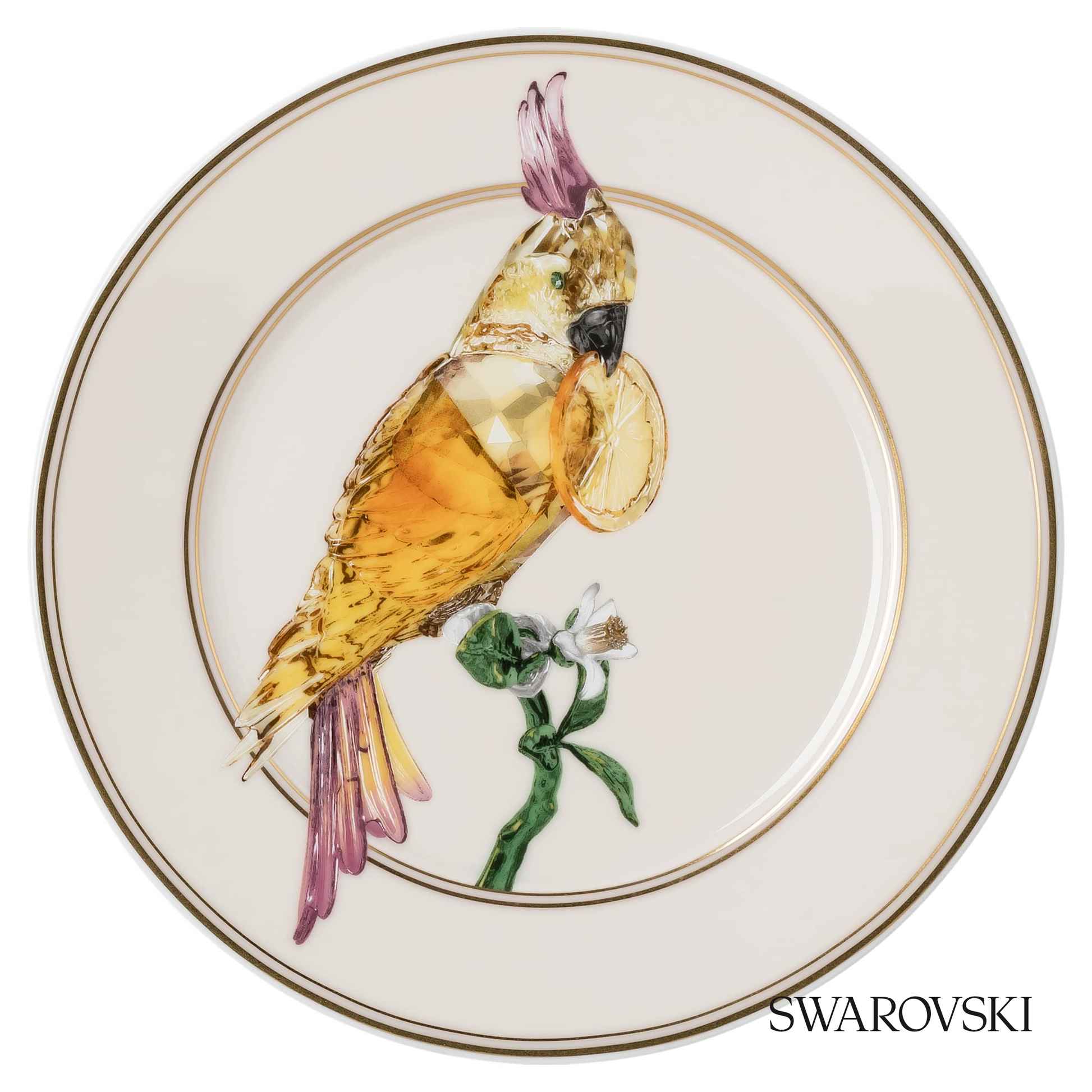 Swarovski Idyllia bread plate, Crystal print – item 5735563