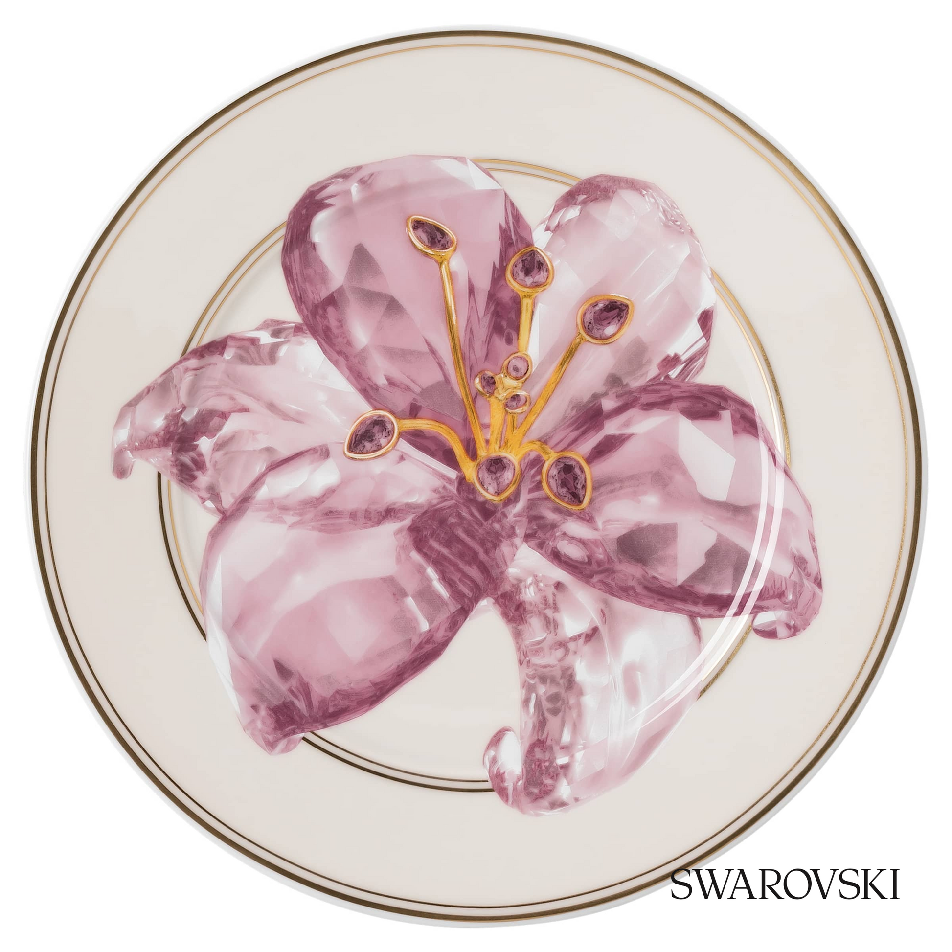Swarovski Idyllia bread plate, Crystal print – item 5735564