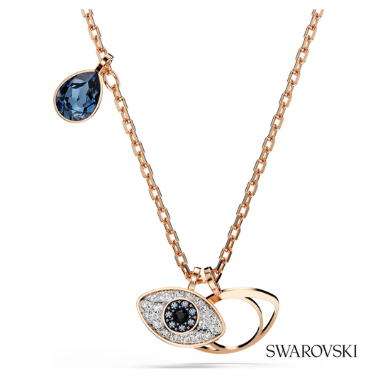 Symbolica pendant, Eye, Multicolored, 18K rose gold finish – item 5736984