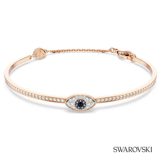 Symbolica bangle, Eye, Multicolored, 18K rose gold finish – item 5736985