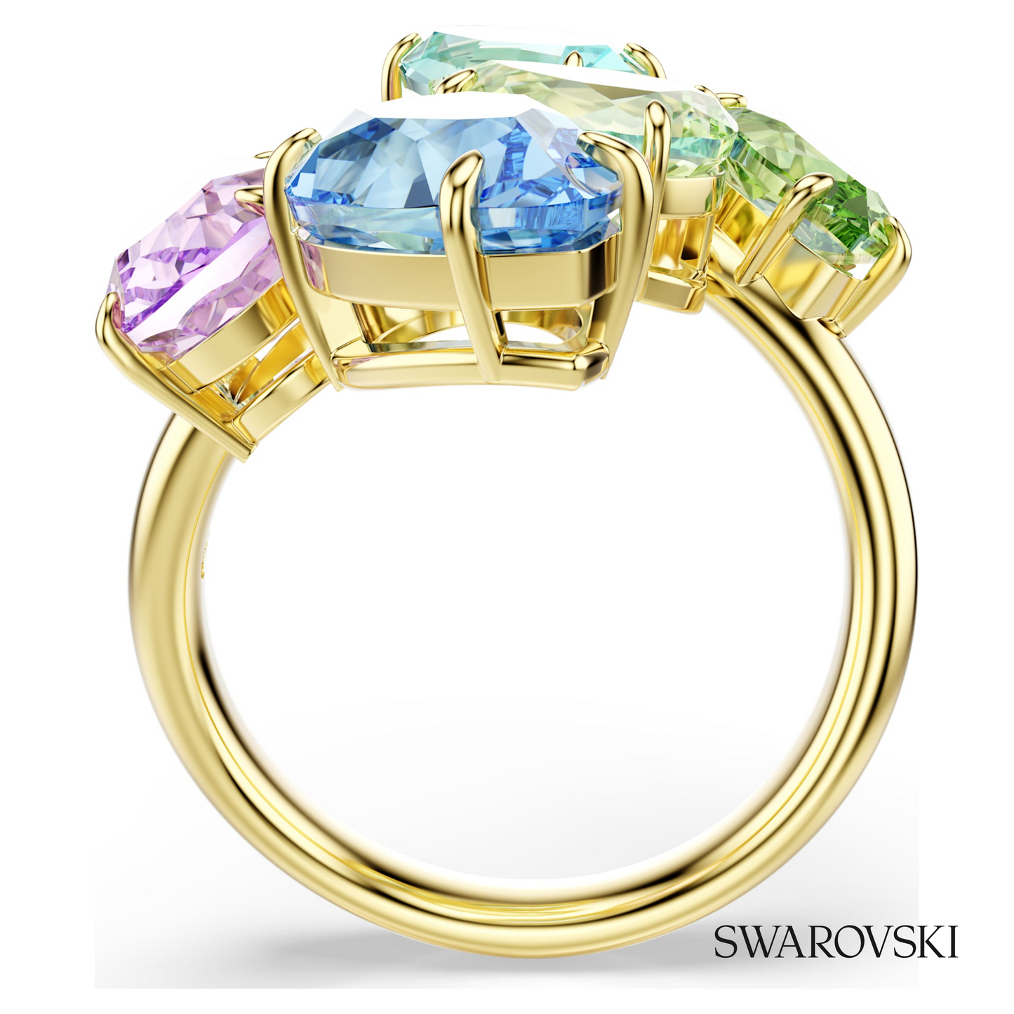 Swarovski Gema cocktail ring, Mixed cuts, Multicolored – item 5737448 image 3