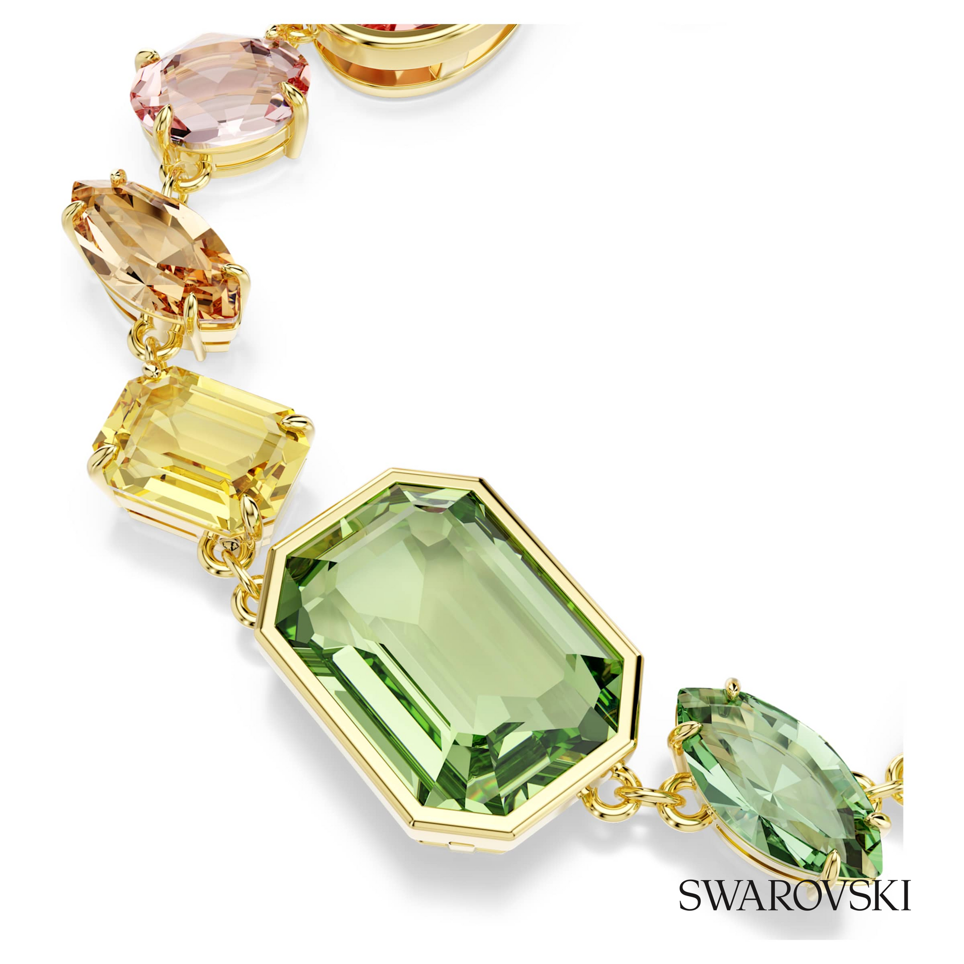 Swarovski Gema bracelet, Mixed cuts, Multicolored, 18K – item 5737453 image 2