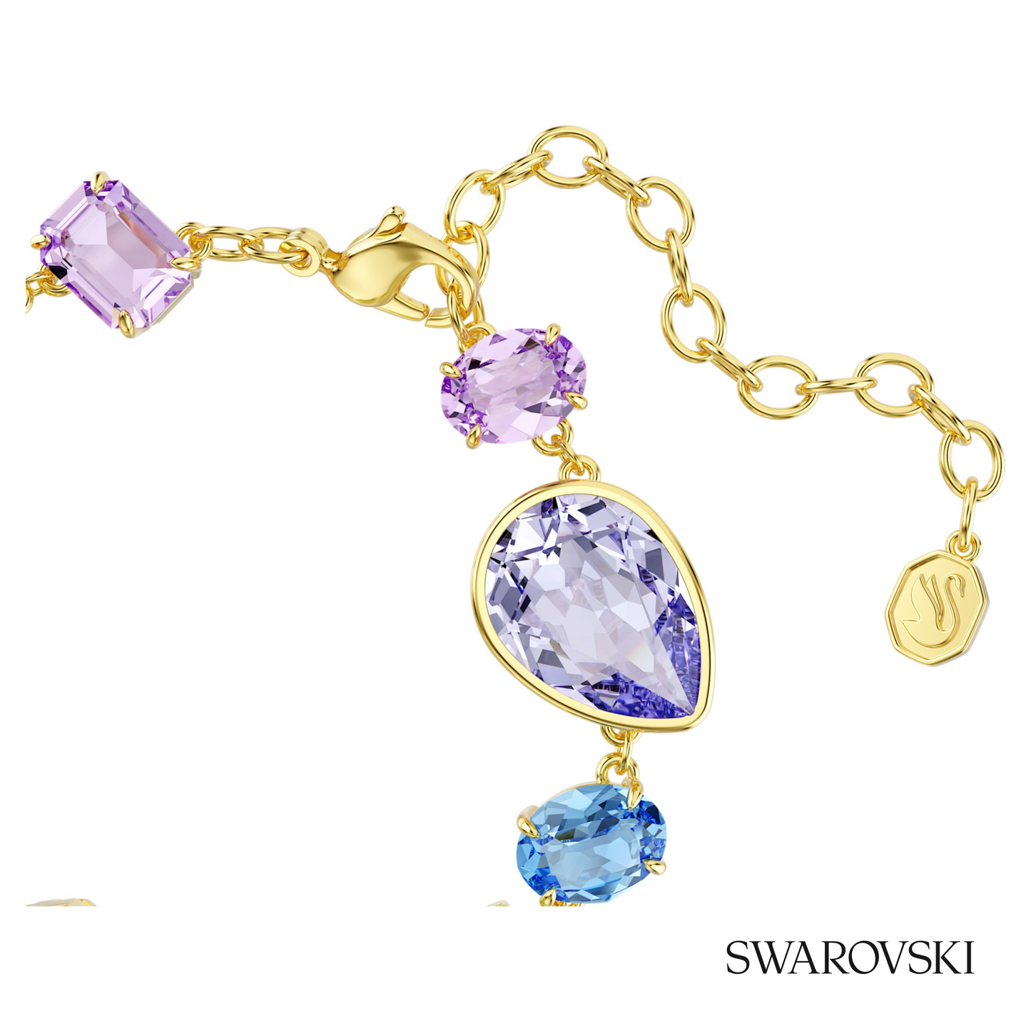 Swarovski Gema bracelet, Mixed cuts, Multicolored, 18K – item 5737453 image 3
