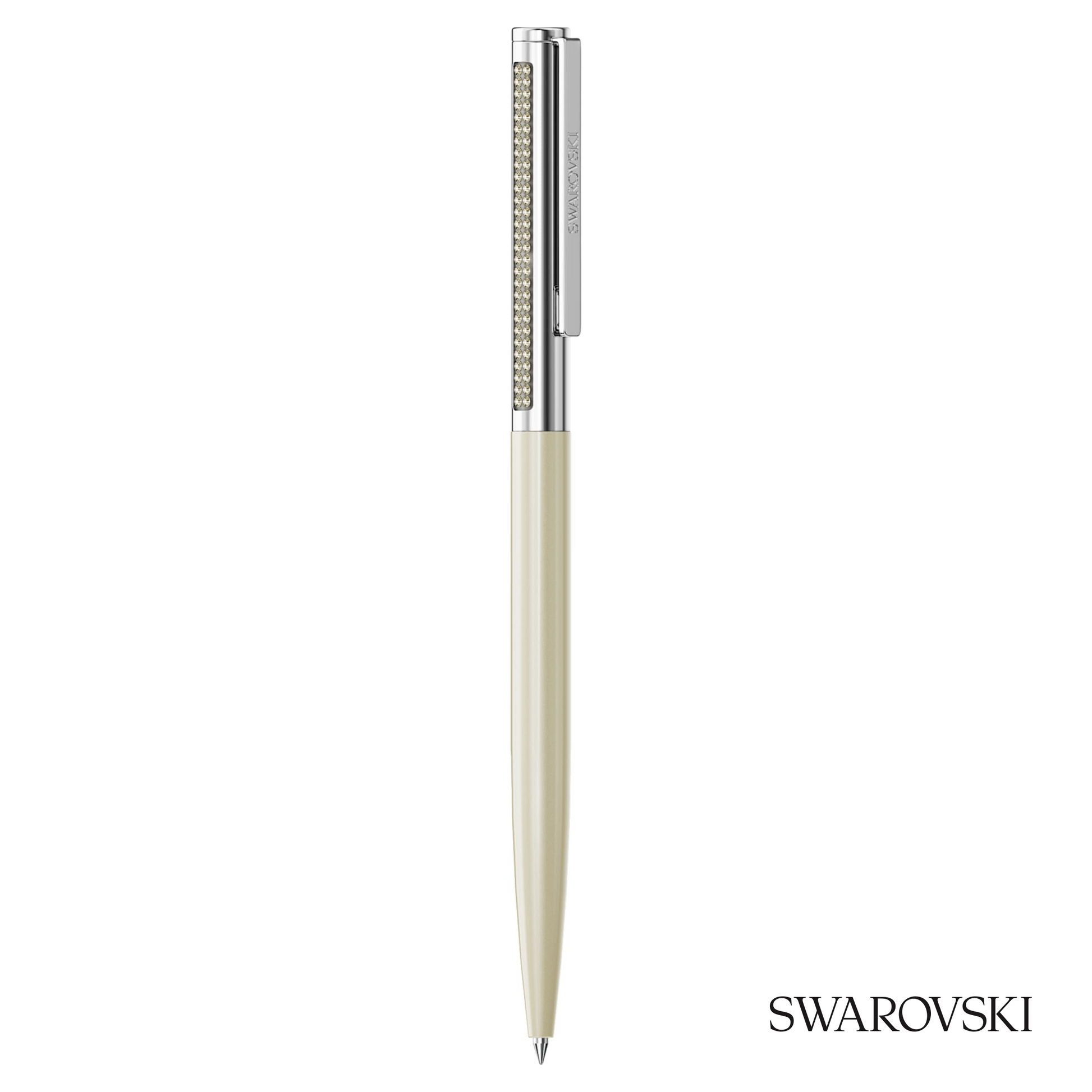 Swarovski Matrix Tennis Ballpoint Pen, Brown, Crystals / Chrome Plated / Lacquered