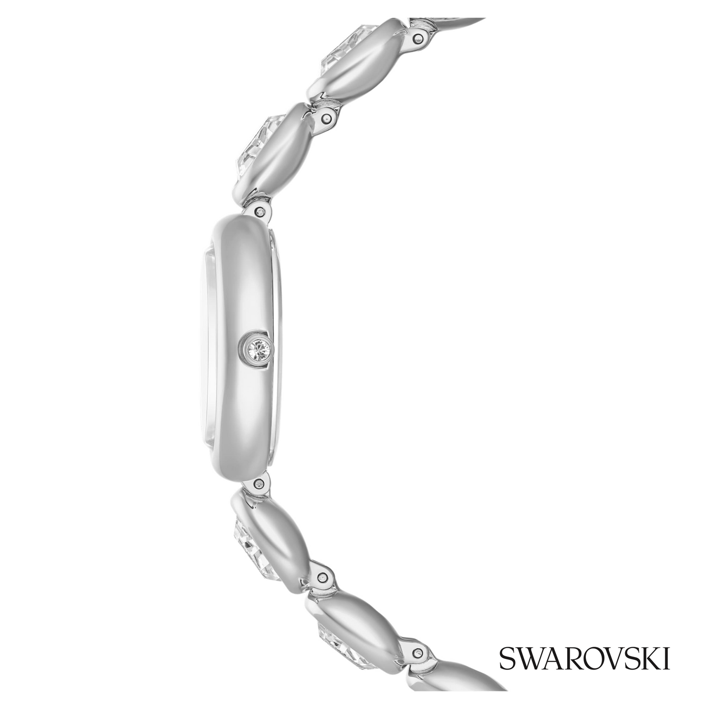Imber oval watch, Swiss Made, Metal bracelet