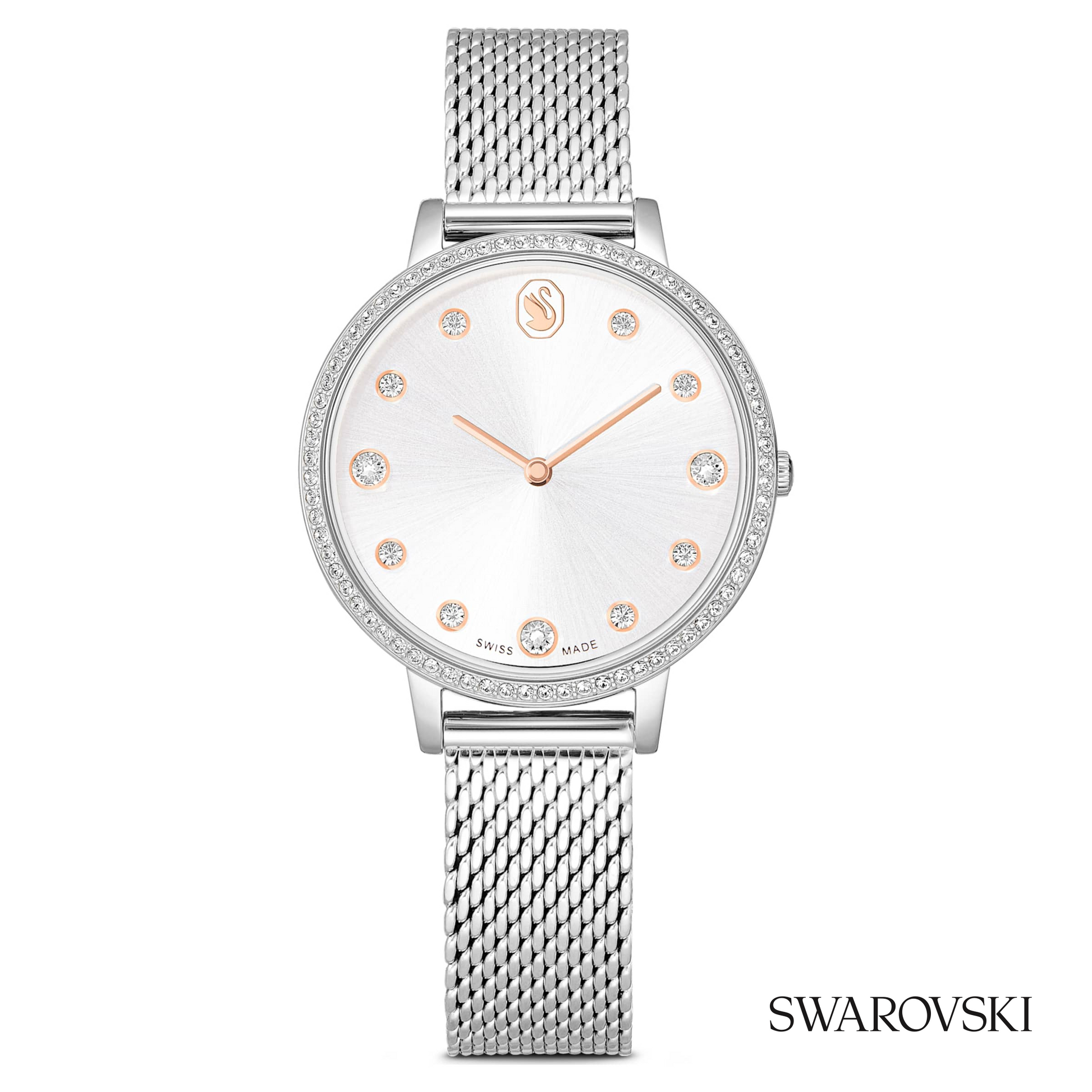 Clarica watch, Swiss Made, Metal bracelet