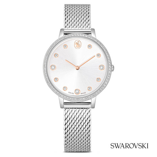 Clarica watch, Swiss Made, Metal bracelet