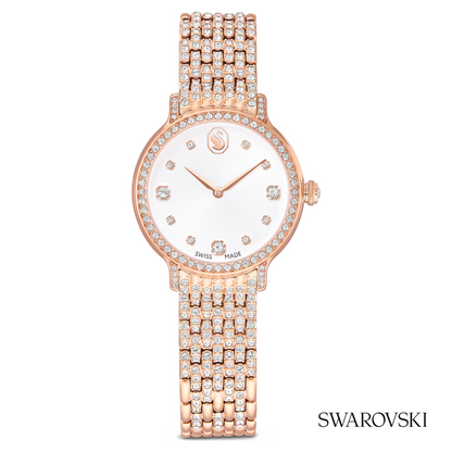 Imber watch, Swiss Made, Metal bracelet, Rose gold tone