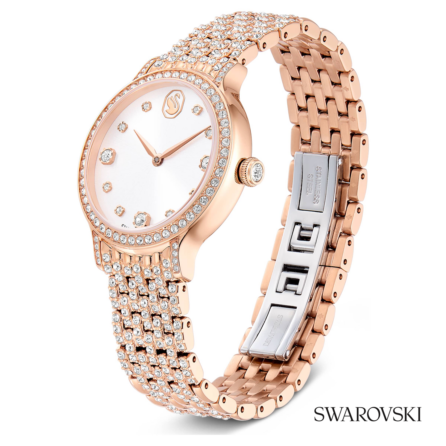 Imber watch, Swiss Made, Metal bracelet, Rose gold tone