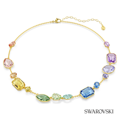 Swarovski Gema necklace, Mixed cuts, Multicolored, 18K – item 5741584