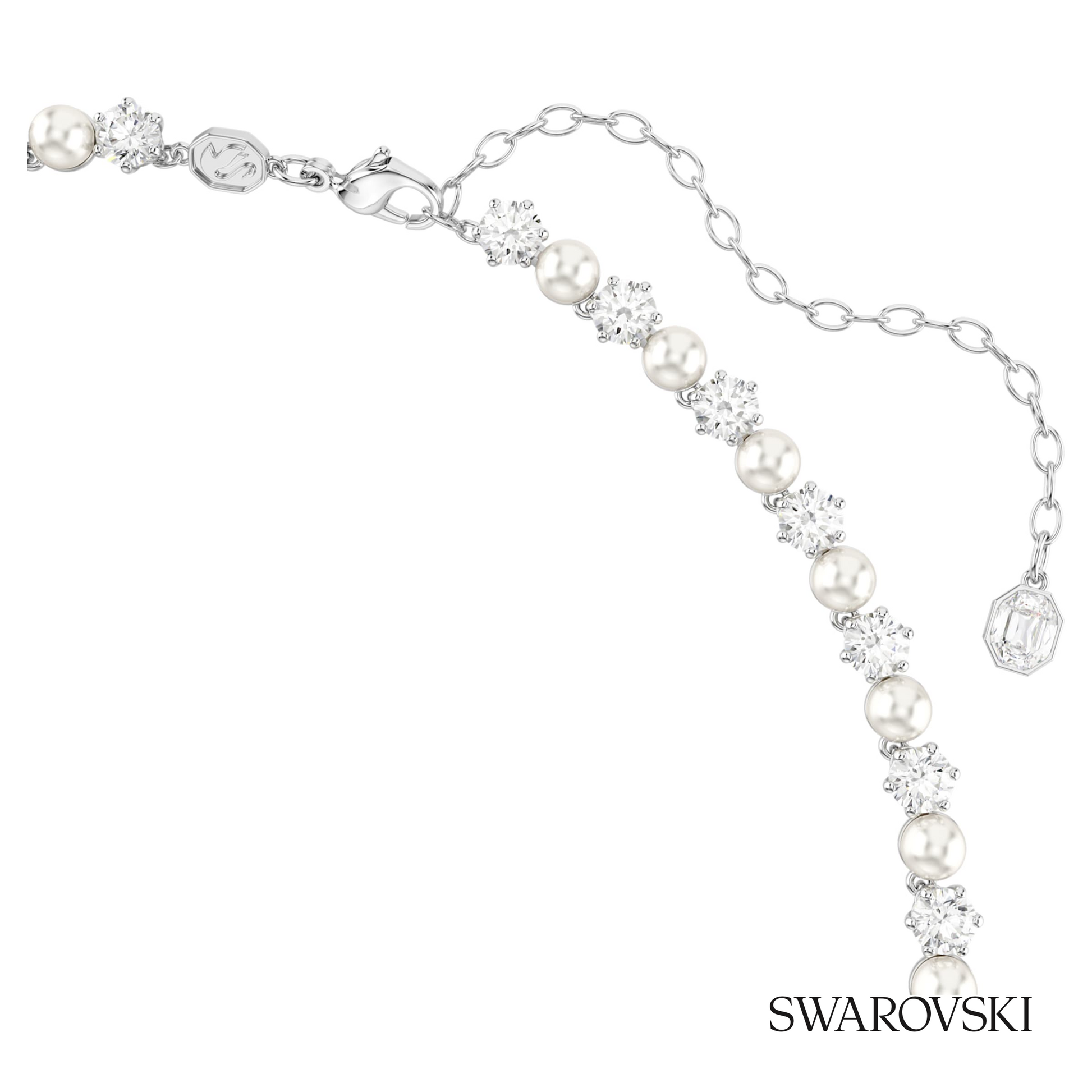 Swarovski Matrix set, Crystal pearl, Round cut, White – item 5742040 image 3