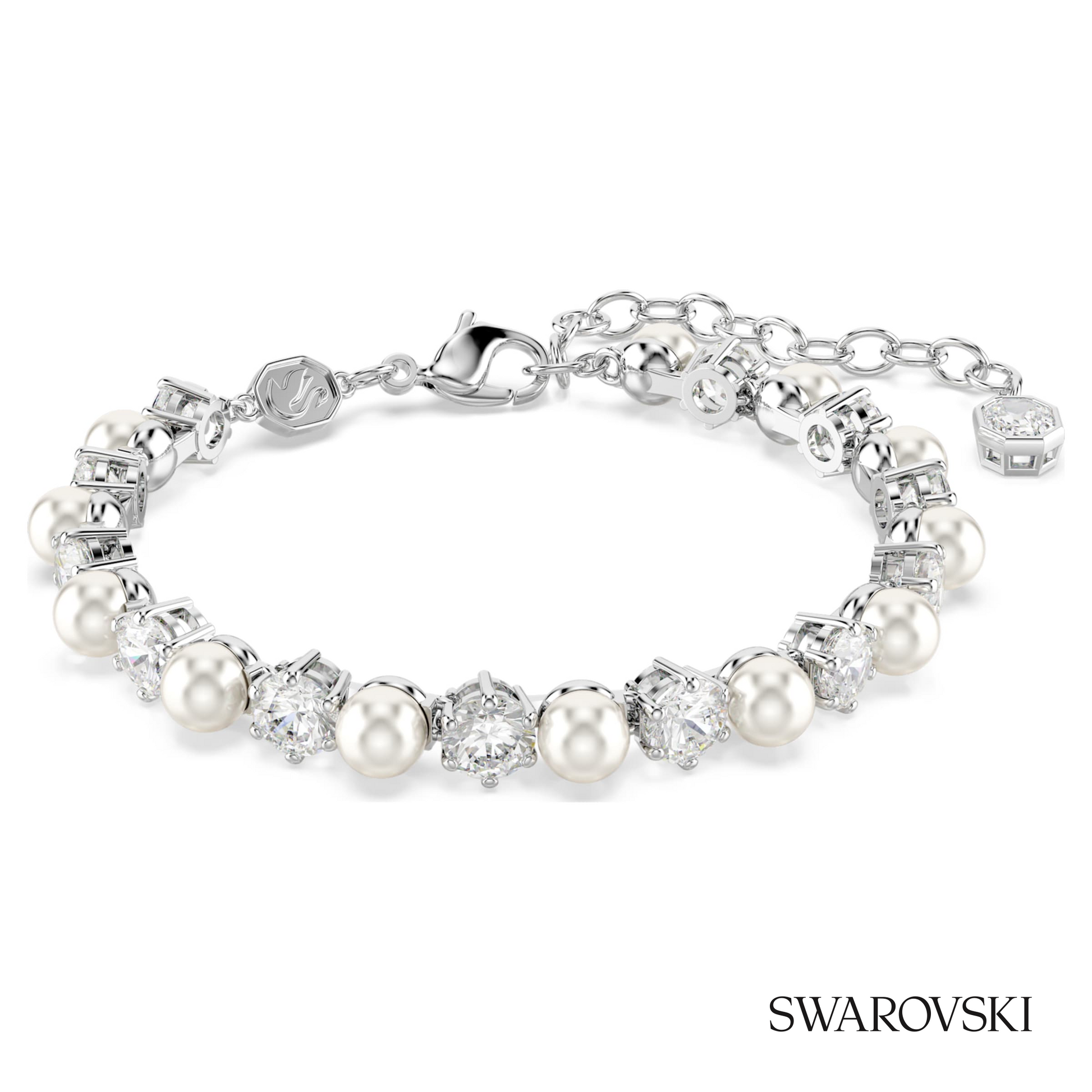 Swarovski Matrix set, Crystal pearl, Round cut, White – item 5742040 image 4