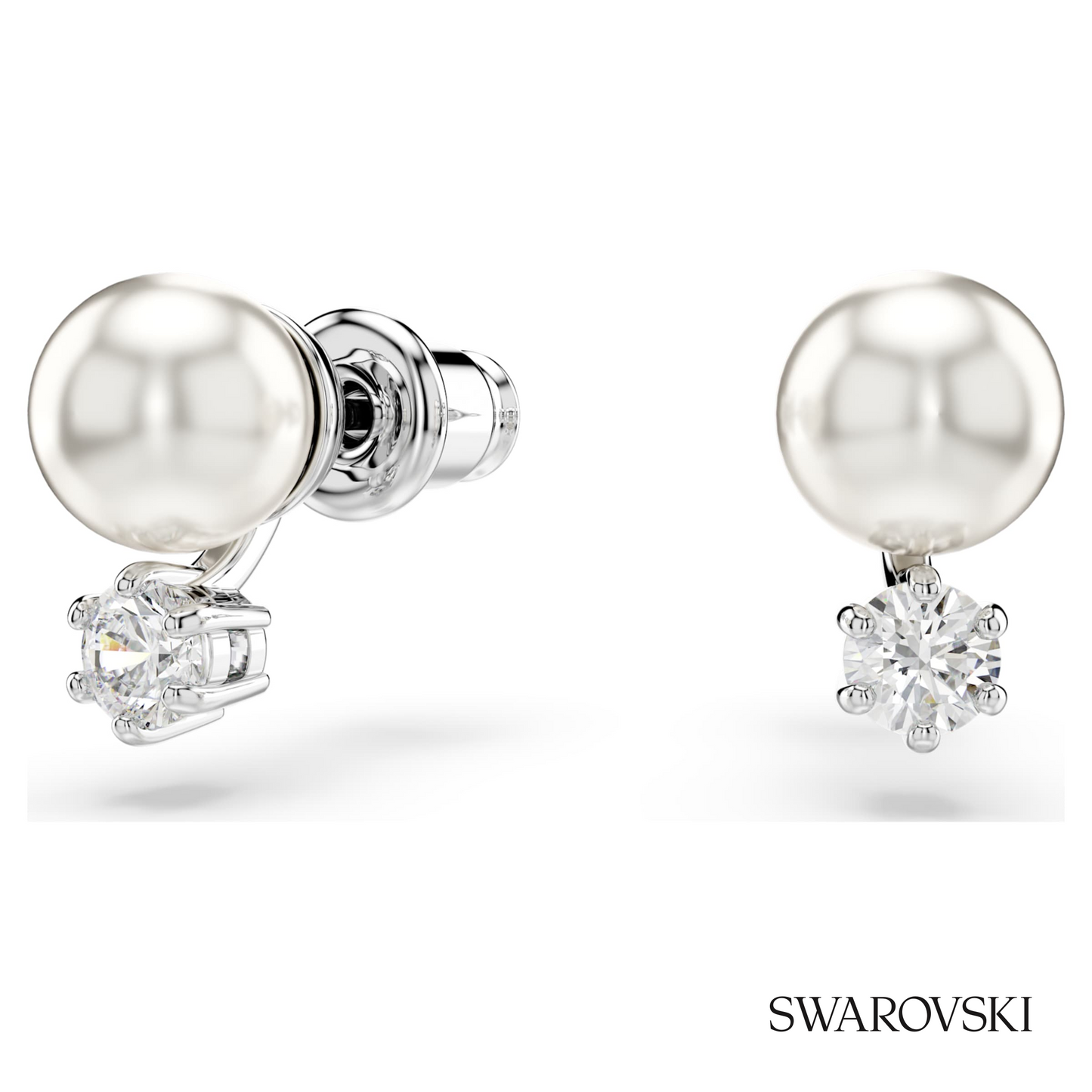 Swarovski Matrix set, Crystal pearl, Round cut, White – item 5742040 image 5