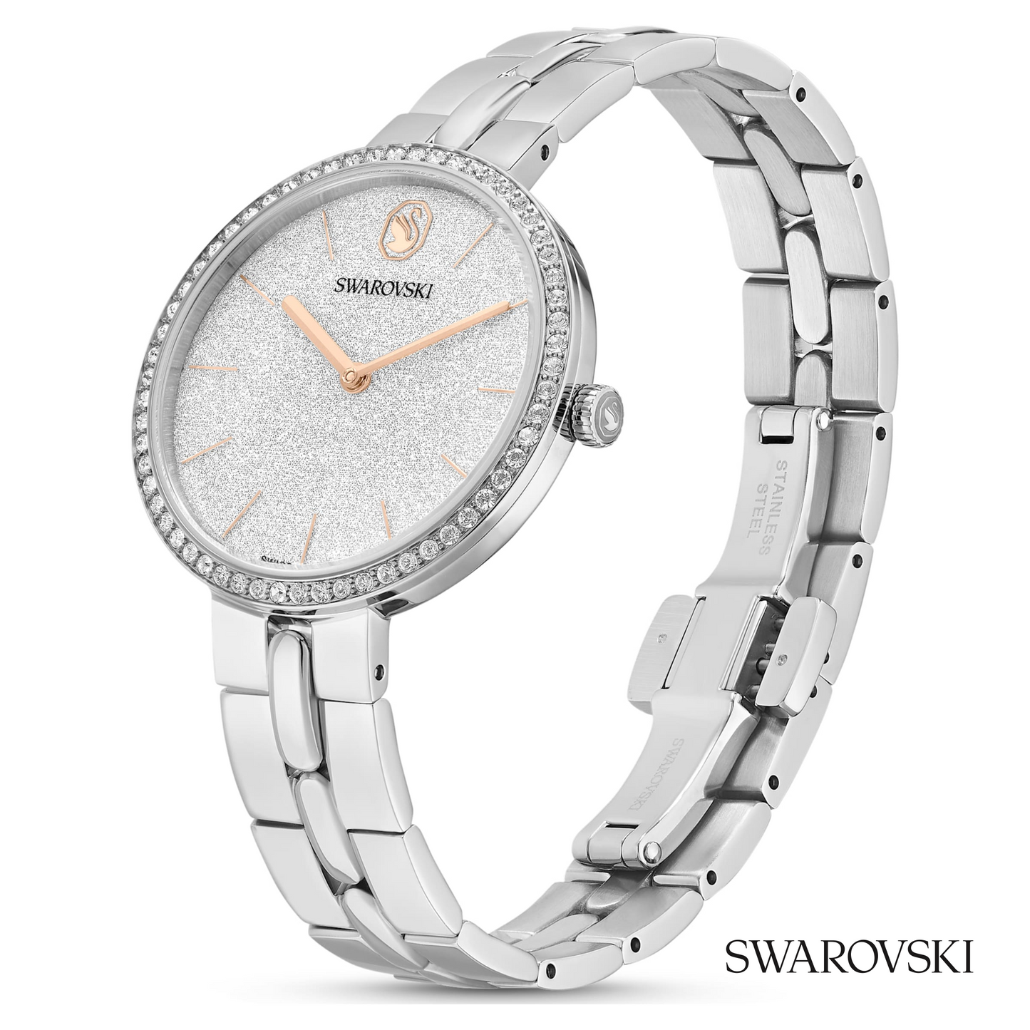 Cosmopolitan watch, Swiss Made, Metal bracelet